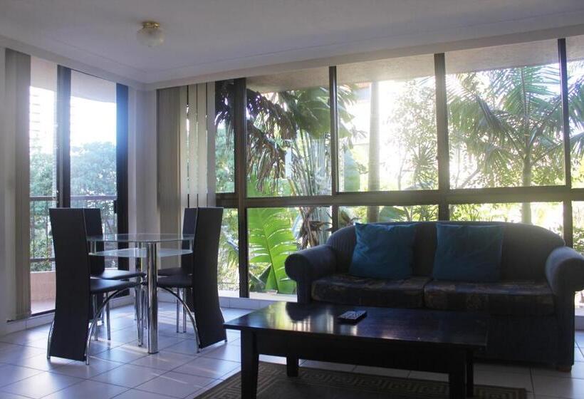 Апартаменты 1 Спальня Вид на Сад, Warringa Surf Holiday Apartments