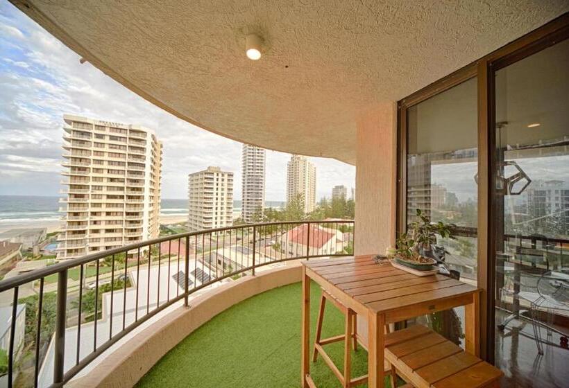 Апартаменты Deluxe 1 Спальня Вид на Море, Warringa Surf Holiday Apartments