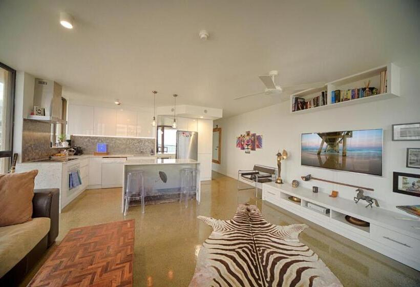 1침실 디럭스 아파트 바다 전망, Warringa Surf Holiday Apartments