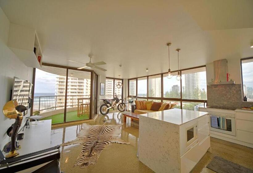 Апартаменты Deluxe 1 Спальня Вид на Море, Warringa Surf Holiday Apartments