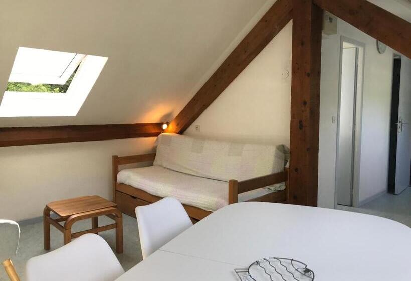 景色の見える一ベッドルームアパートメント, Appart Le Chili  Quartier Thermal  Lit Fait