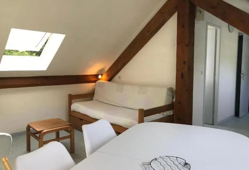 景色の見える一ベッドルームアパートメント, Appart Le Chili  Quartier Thermal  Lit Fait
