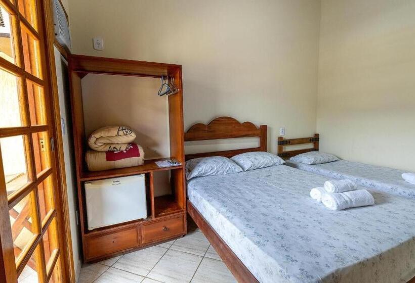 Quarto Triplo Estandar, Pousada Cabeça Do Indio   Trindade