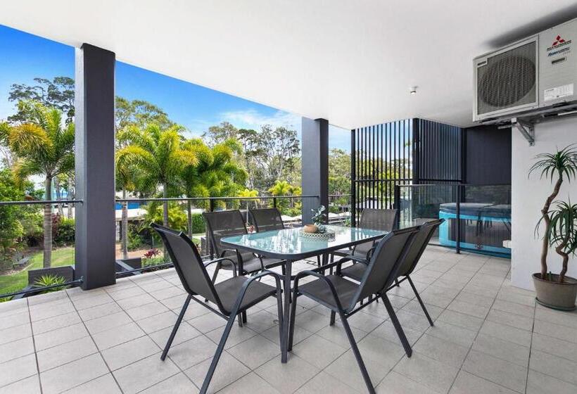 آپارتمان 1 خوابه با چشمانداز استخر, The Bay Apartments