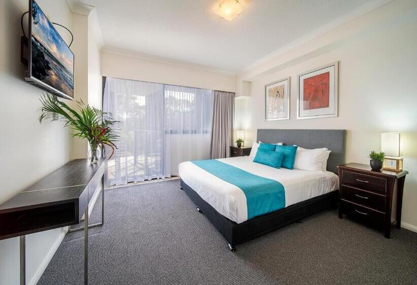 آپارتمان 1 خوابه با چشم‌انداز استخر, The Bay Apartments