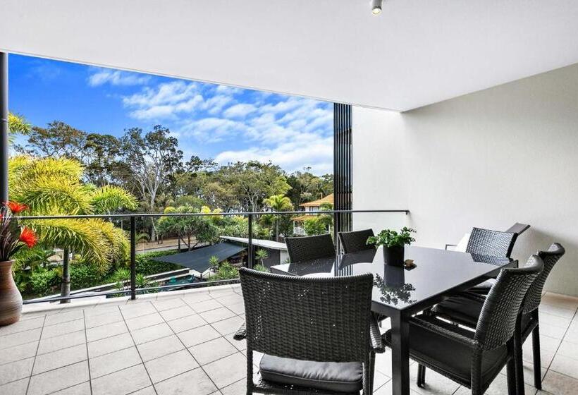 آپارتمان 1 خوابه با چشم‌انداز استخر, The Bay Apartments