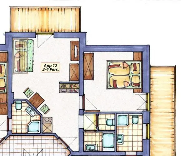 バルコニー付き１ベッドルームアパートメント, Gästehaus Gratz   Inklusive Eintritt In Die Alpentherme