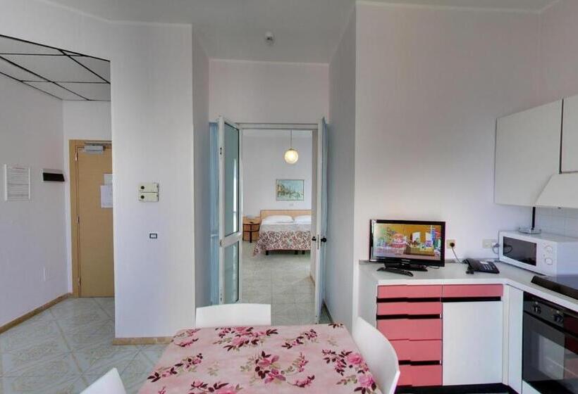 Апартаменты 1 Спальня с Балконом, Residence Hotel Amalfi