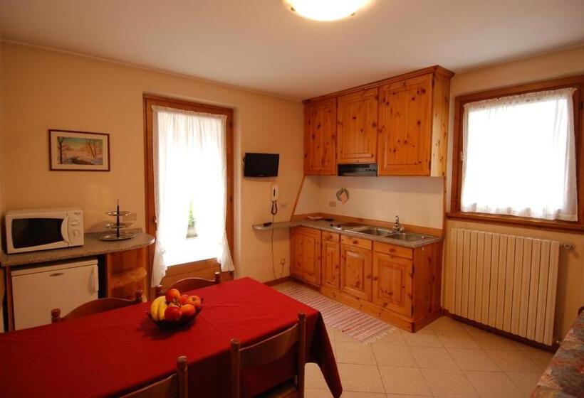 带1个卧室的公寓, Residence Pian Del Vino