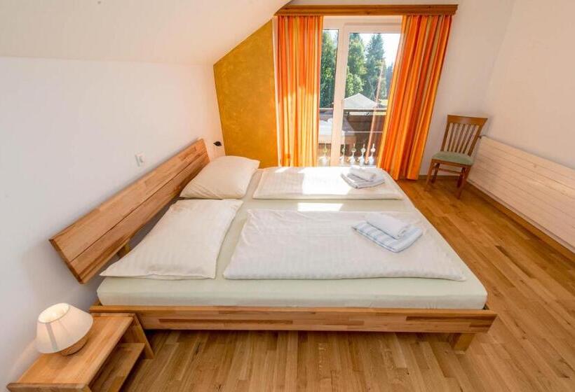 Апартаменты 2 Спальни с Балконом, Naturgut Gailtal