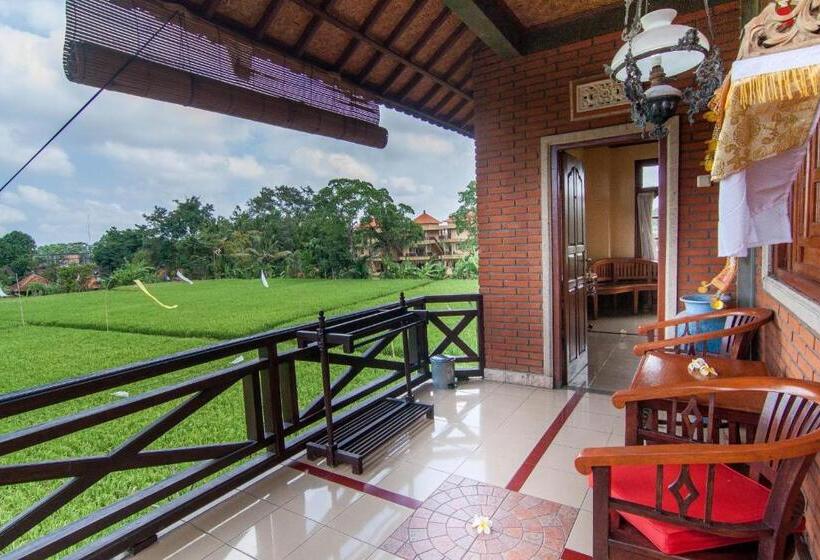 غرفة قياسية مزوَّدة بشُرفة, Ganesha Ubud Inn