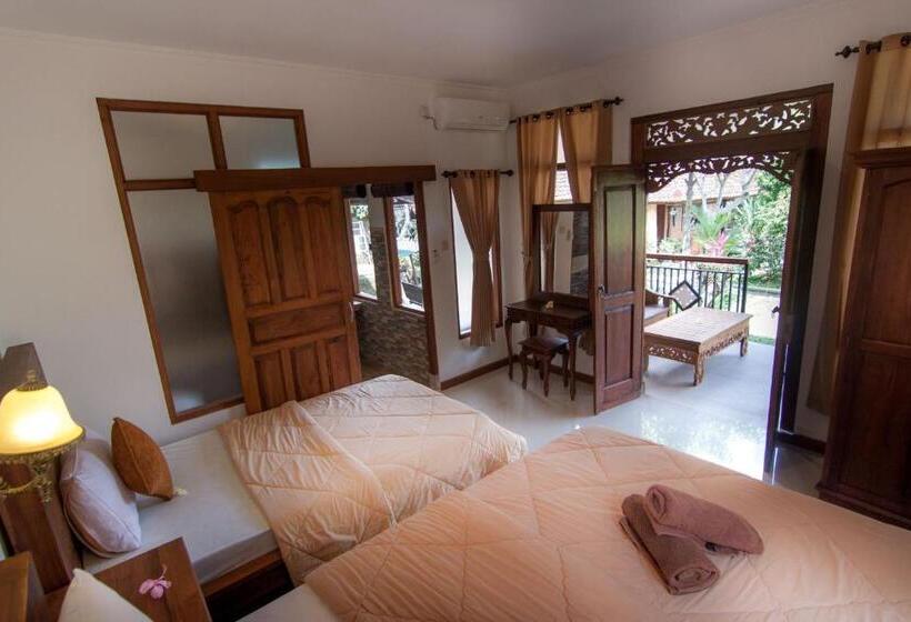 غرفة ديلوكس ثلاثية, Ganesha Ubud Inn
