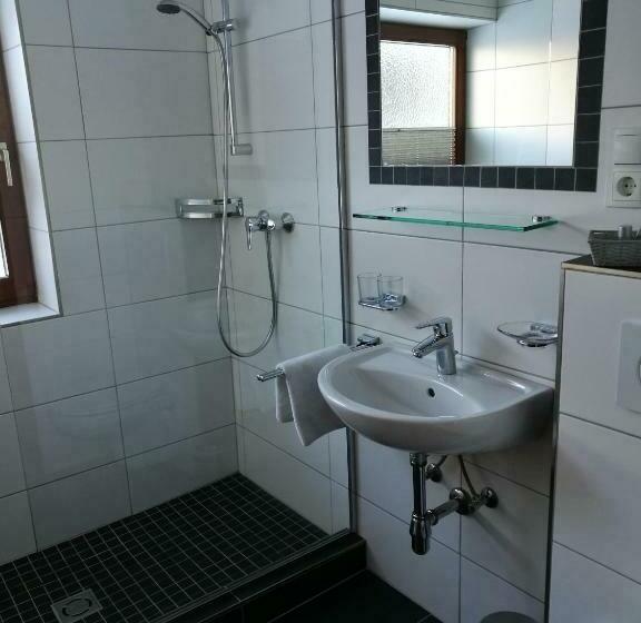 带阳台的标准单人间, Gästepension Wiesenheim