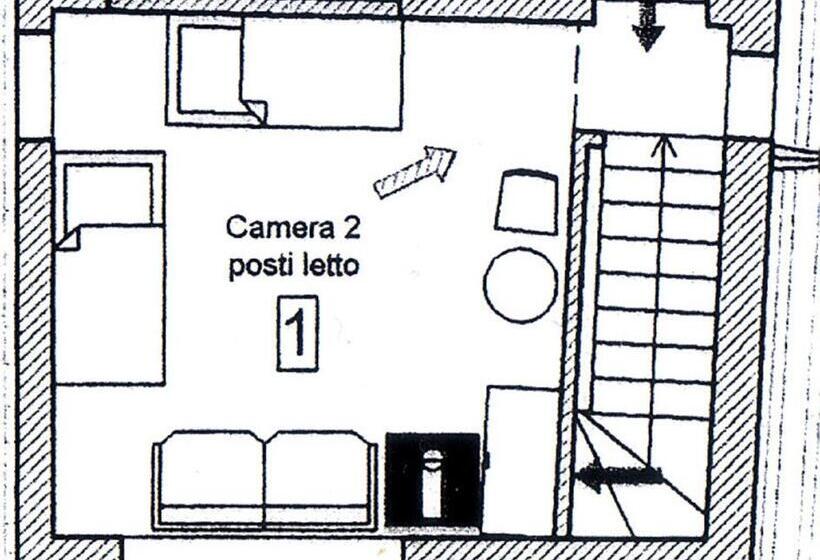 חדר סטנדרט לשלושה, Agriturismo Podere Villa Alessi