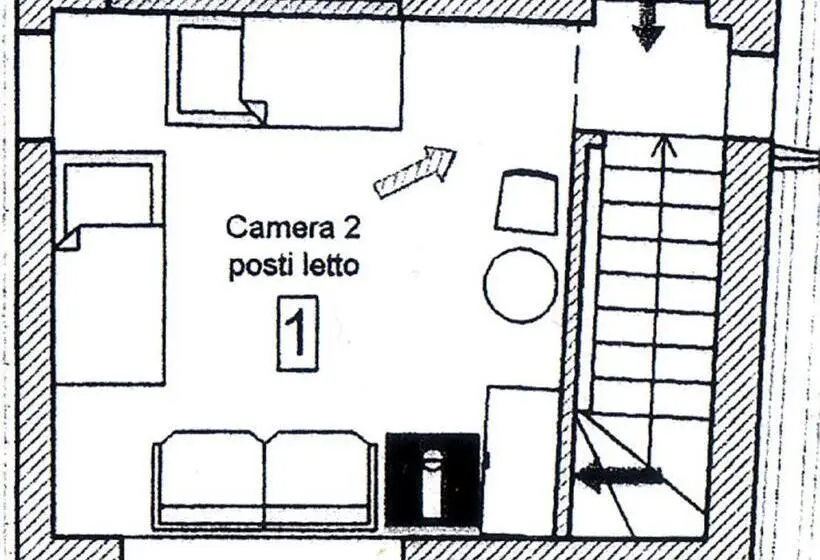 スタンダードトリプルルーム, Agriturismo Podere Villa Alessi