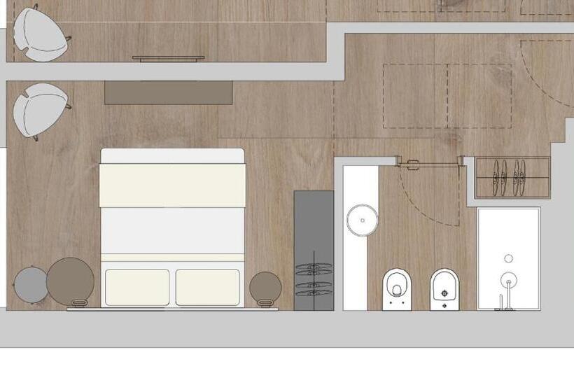 اتاق استاندارد با بالکن, Agriturismo La Rocca