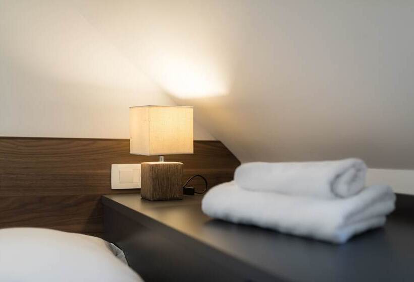 اتاق استاندارد با سرویس بهداشتی مشترک, Garni Hotel Cirman