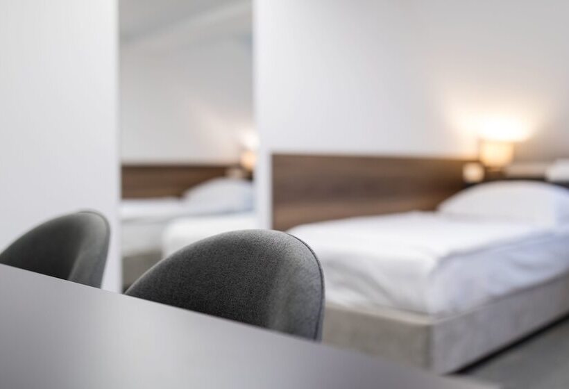 اتاق استاندارد با سرویس بهداشتی مشترک, Garni Hotel Cirman