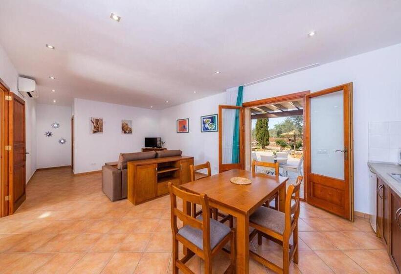 침실 1개 테라스 아파트, S Hort Can Capità