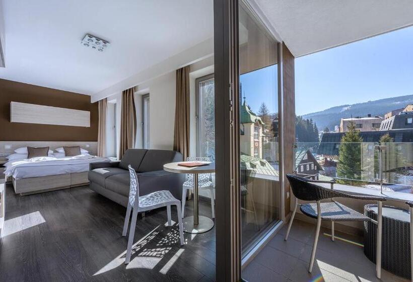 סטודיו סטנדרט עם מרפסת, Pecr Well