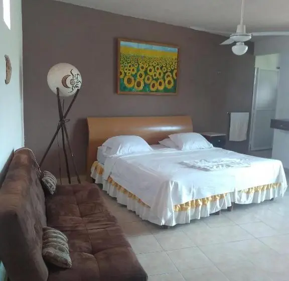 キングサイズベッドのスタンダードルーム, La Casa Del Volcan