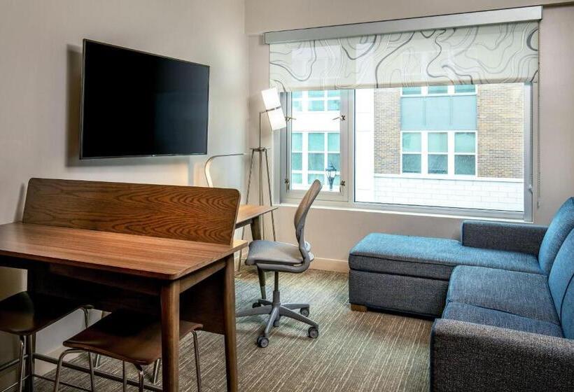 带大床的套房, Element Hampton Peninsula Town Center