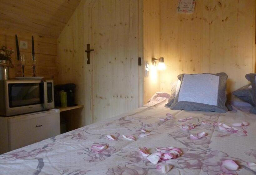 غرفة قياسية مزوَّدة بتراس, Les Cabanes De Kerellou