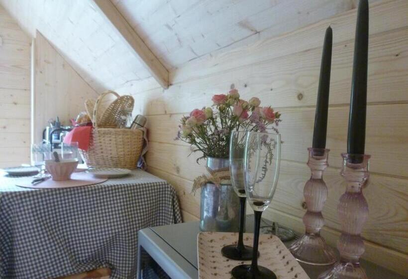 غرفة قياسية مزوَّدة بتراس, Les Cabanes De Kerellou