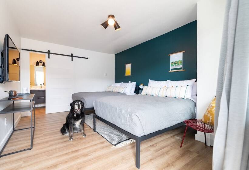 חדר דלוקס, Spoke And Vine Motel