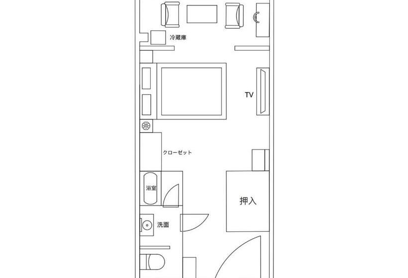 חדר סטנדרט, Kurobe Sunvalley