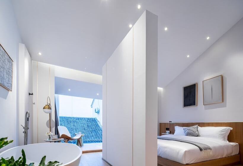 带山景的复式房间, Guilin Bonjour Boutique Hotel  Free Pick Up Service Over 3 Nights