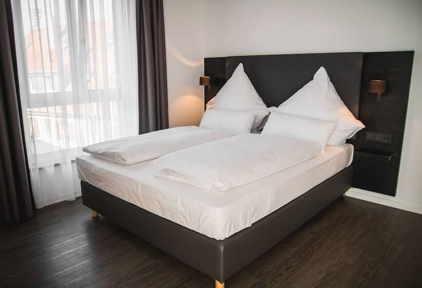 스탠다드 룸 더블 침대, Hayta Hotel Stuttgart Airport Messe