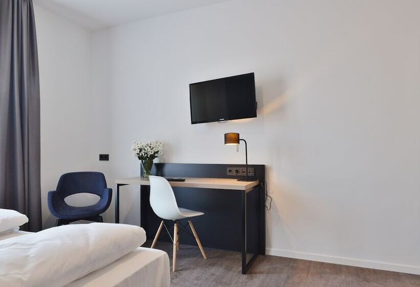 标准间带双人床, Hayta Hotel Stuttgart Airport Messe