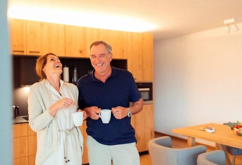 דירת חדר פרמיום עם מרפסת, Allsuite Resort Otztal