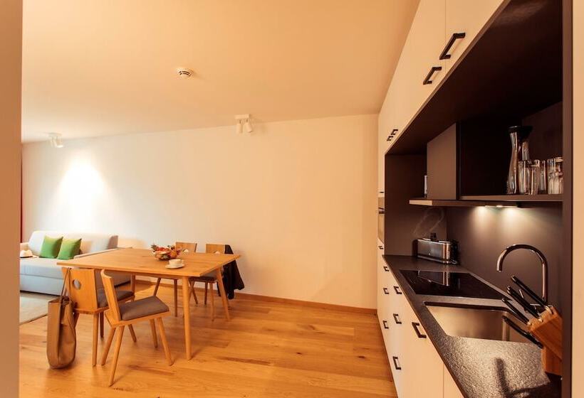 ２ベッドルームデラックスアパートメント, Allsuite Resort Otztal