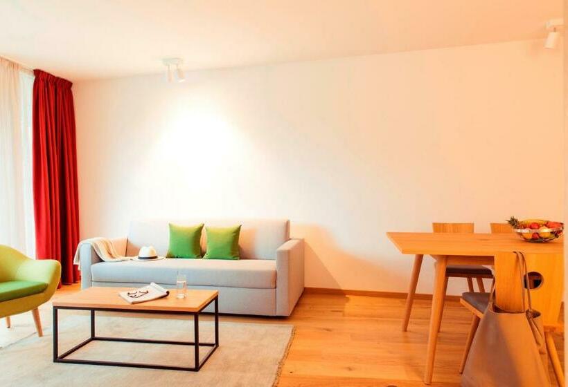 דירת חדר פרמיום עם מרפסת, Allsuite Resort Otztal