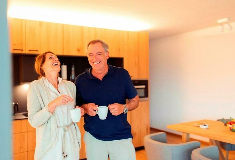 דירת חדר פרמיום עם מרפסת, Allsuite Resort Otztal