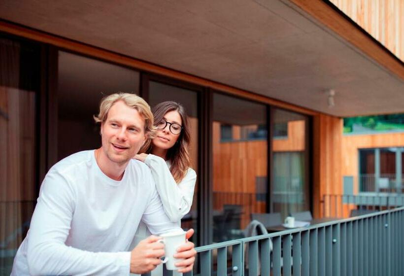 דירת חדר פרמיום עם מרפסת, Allsuite Resort Otztal