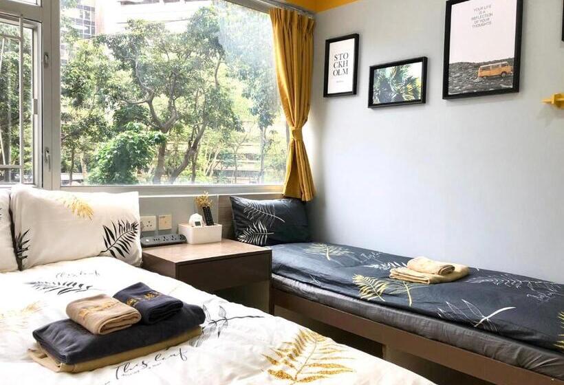 Standard Triple Room Garden View, Amu Dreamhouse 阿木旅舍