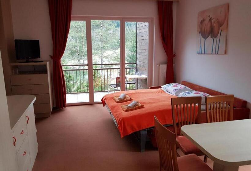 آپارتمان 1 خوابه با بالکن, Rakitna