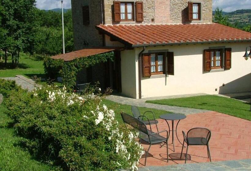带1个卧室的带阳台的公寓, Agriturismo Podere La Casaccia