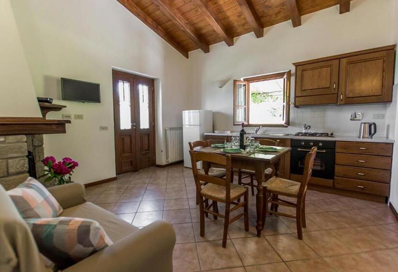 带1个卧室的带阳台的公寓, Agriturismo Podere La Casaccia