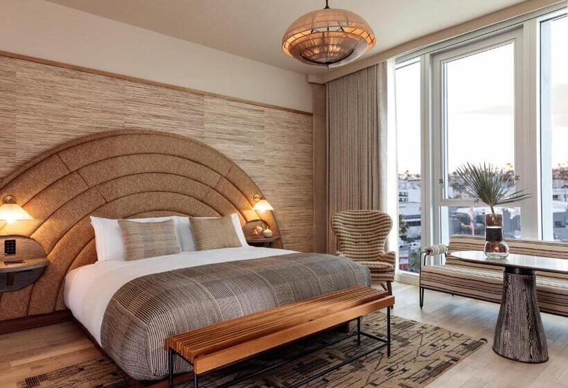 带大床的豪华间, Santa Monica Proper Hotel, A Member Of Design Hotels