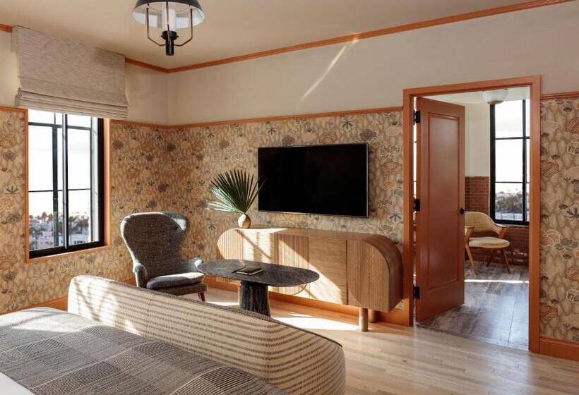 带大床的标准间, Santa Monica Proper Hotel, A Member Of Design Hotels
