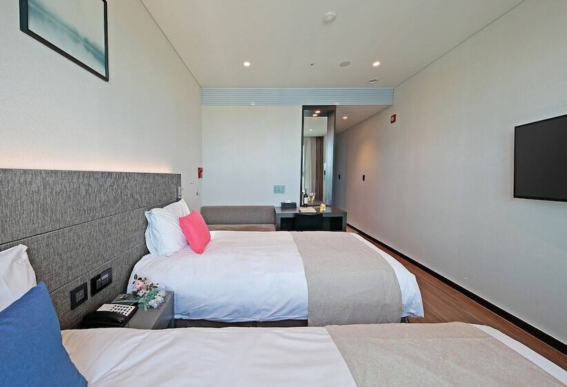 豪华海景房, Airsky Hotel Incheon