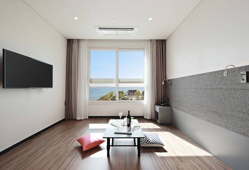 豪华海景房, Airsky Hotel Incheon