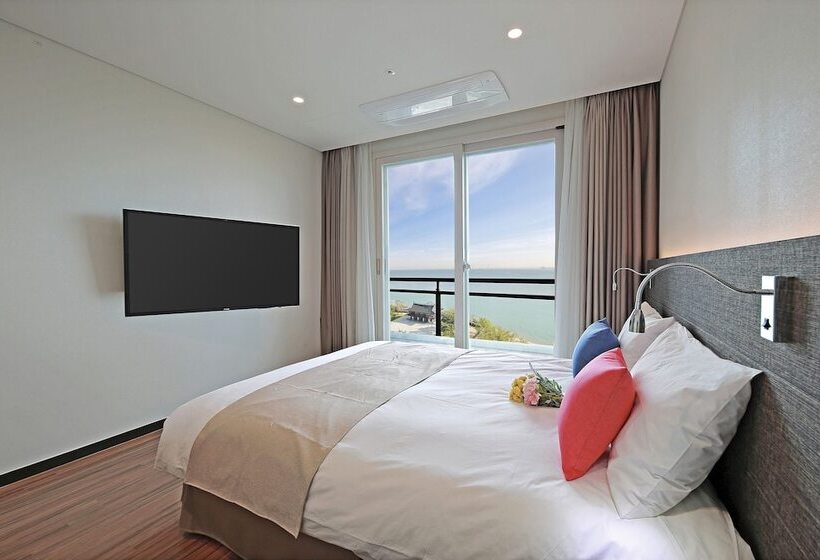 اتاق پرمیوم با چشم‌انداز دریا, Airsky Hotel Incheon