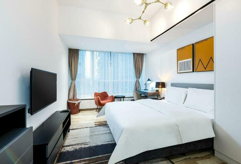 חדר סטנדרט, 深圳金中环服务公寓 深业上城店 Golden Central Serviced Residence Shenzhen Upperhills