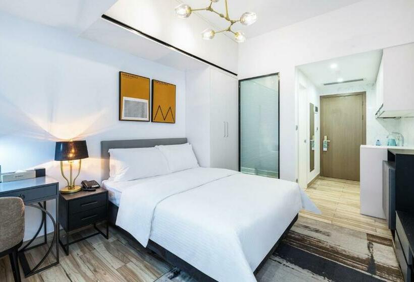 חדר סטנדרט, 深圳金中环服务公寓 深业上城店 Golden Central Serviced Residence Shenzhen Upperhills