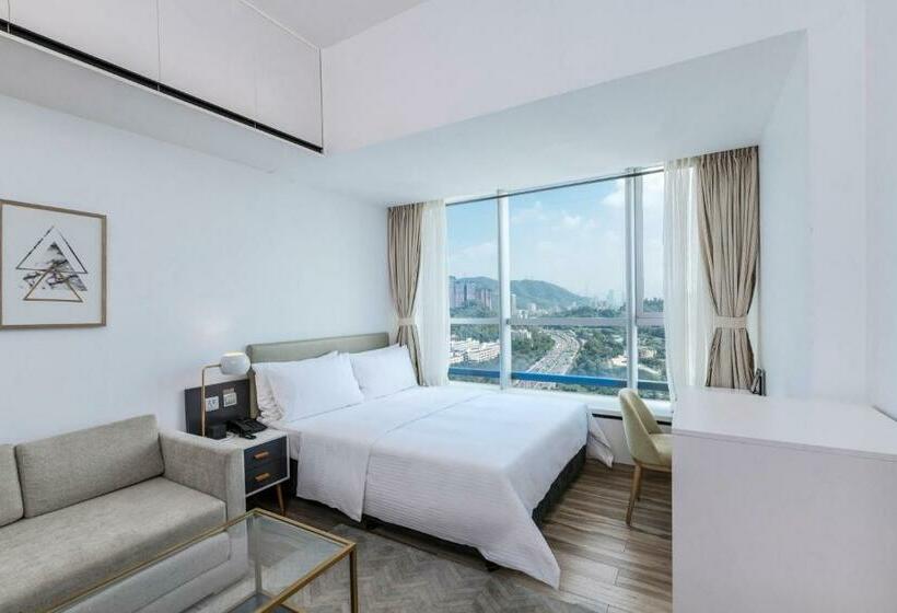 חדר דלוקס, 深圳金中环服务公寓 深业上城店 Golden Central Serviced Residence Shenzhen Upperhills